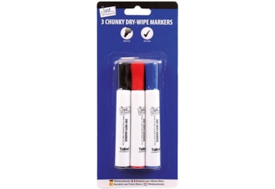 Chunky Dry Wipe Board Markers 3s (1141)