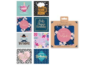 8 Adult Birthday Card Box 8s 8 Adult Birthday Card Box 8s