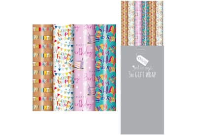 3m Gift Wrap Happy Birthday Designs (1505/FSC)