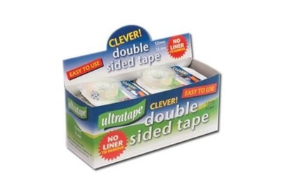 Ultratape Double Sided Tape & Dispenser 12mm x 11.4m (RT009701211.4)