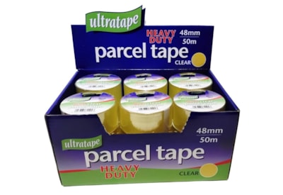Ultratape Clear Parcel Tape 48mm x 50m Ultratape Clear Parcel Tape 48mm x 50m