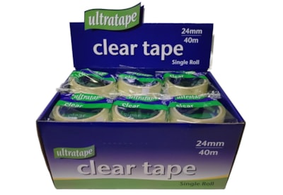 Ultratape Clear Tape 24mm x 40m Ultratape Clear Tape 24mm x 40m