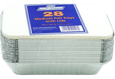 Ry.caterpack Foil Trays/lids 28s Medium Ry.caterpack Foil Trays/lids 28s Medium