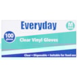 Everyday Clear Vinyl Powdered Gloves 100's Sm Everyday Clear Vinyl Powdered Gloves 100's Sm