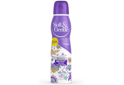 Soft & Gentle Anti-perspirant Orchid Desire *1.99 150ml Soft & Gentle Anti-perspirant Orchid Desire *1.99 150ml