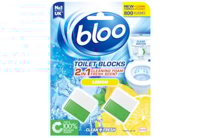 Bloo Toilet Cube Duo Lemon 2x50g Bloo Toilet Cube Duo Lemon 2x50g