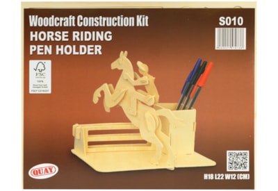 Horse Riding Pen Holder Woodcraft Construction Kit Horse Riding Pen Holder Woodcraft Construction Kit