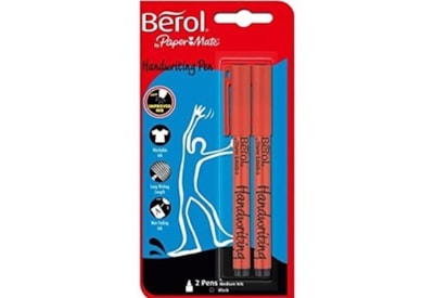 Berol Handwriting Pen Black 2s (2056933)
