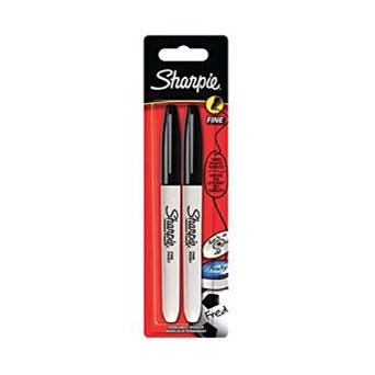 SHARPIE 1985857 Pen, Permanent Marker, Black, Fine Tip