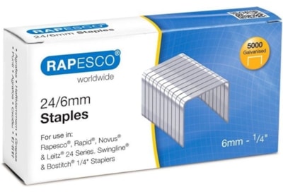 Rapesco Staples 24/6mm 5000s 5000 (S24602Z3)
