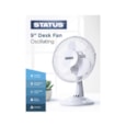 Status 9" Desk Fan White Status 9" Desk Fan White