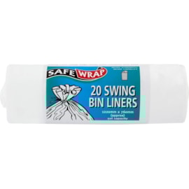 Safewrap Swing Bin Liners On Roll 20s Safewrap Swing Bin Liners On Roll 20s