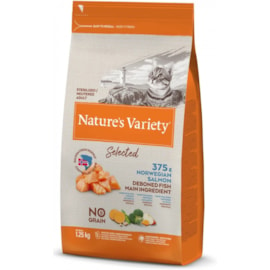 Natures Variety Selected Dry Food Salmon for Cats 1.25kg (NVCAS)