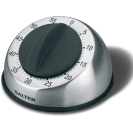Salter Stainless Steel Mechanical Timer Salter Stainless Steel Mechanical Timer
