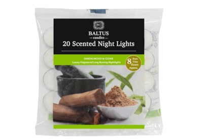 Baltus 8hr Nightlights Sandalwood & Cedar 20s (PES020-20SC)