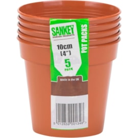 Sankey Pot Pack Terracotta 5s 10cm (GN023)
