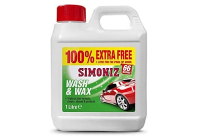 Simoniz Car Wash and Wax Cleaning Fluid 500ml+100% 1ltr (SAPP0161A)