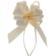 Sateen Pull Bows Eggshell 2" 20pk Sateen Pull Bows Eggshell 2" 20pk