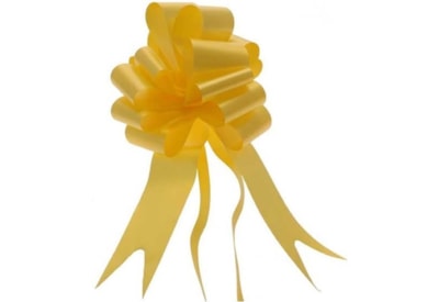Sateen Pull Bows Yellow 2" 20pk Sateen Pull Bows Yellow 2" 20pk