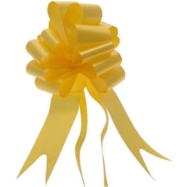 Sateen Pull Bows Yellow 2" 20pk Sateen Pull Bows Yellow 2" 20pk