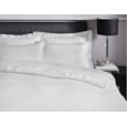 Satin Stripe H/w Pillowcase Pair White (BD/36570/W/HPC2/WH)