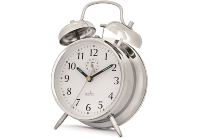 Saxon Chrome Double Bell Alarm Saxon Chrome Double Bell Alarm