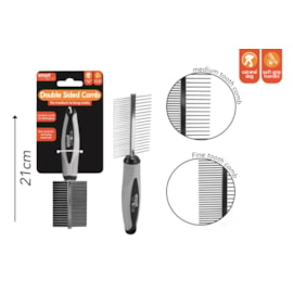 Smart Choice Double Sided Grooming Comb Smart Choice Double Sided Grooming Comb