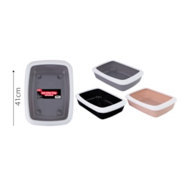 Smart Choice Cat Litter Tray 41x31x11.5cm 3 Colours Smart Choice Cat Litter Tray 41x31x11.5cm 3 Colours