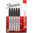 Sharpie Permanent Marker Fine Black 5s (1986051)