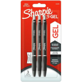 Sharpie S.gel Pen Black 0.7mm 3's (2136598)