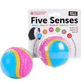 Sharples Five Senses Beef Scented Rubber Toy 8cm Sharples Five Senses Beef Scented Rubber Toy 8cm
