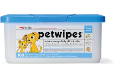 Sharples Petkin Pet Wipes 100pk 5350 (537853)