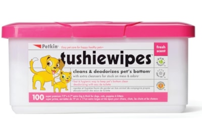 Sharples Petkin Tushie Wipes 100pk 5352 Sharples Petkin Tushie Wipes 100pk 5352