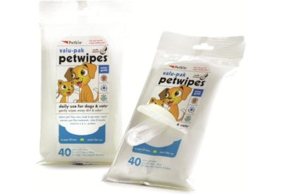 Sharples Petkin Valu-pak Pet Wipes Vanilla & Coconut 5354-c 40s Sharples Petkin Valu-pak Pet Wipes Vanilla & Coconut 5354-c 40s
