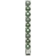 Shatterproof Baublesx10 Sage Green 60mm (020186) Shatterproof Baublesx10 Sage Green 60mm (020186)