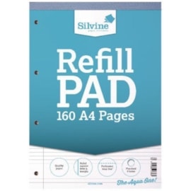 Silvine F/margin Refill Pad 80l A4 Silvine F/margin Refill Pad 80l A4