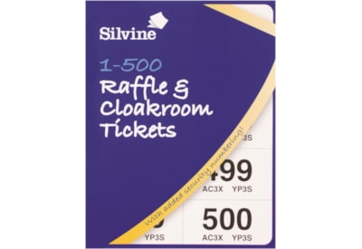 Silvine Raffle/cloakroom Tickets 500 (CRT500)
