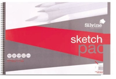 Silvine Sketch Pad A3 130gsm A3 Silvine Sketch Pad A3 130gsm A3
