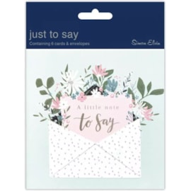 Simon Elvin Open Just To Say Card Foil 6's Simon Elvin Open Just To Say Card Foil 6's