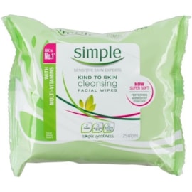 Simple Cleansing Wipes 25s Simple Cleansing Wipes 25s
