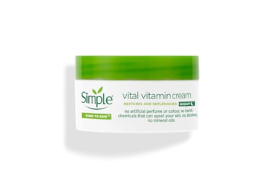 Simple Vital Vitamin Night Cream 50Ml Simple Vital Vitamin Night Cream 50Ml