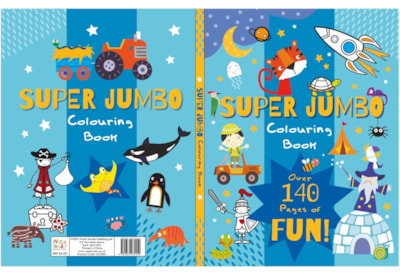 S/jumbo Colouring Books Pink & Blue S/jumbo Colouring Books Pink & Blue