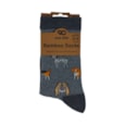 Eco Chic Grey Dog Bamboo Socks 4-8 Eco Chic Grey Dog Bamboo Socks 4-8