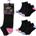 Ladies 3 Pack Twist Tarn H&t Trainer Socks (SK1038)