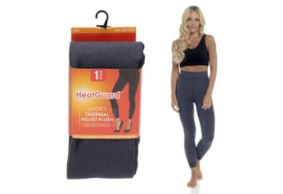 Ladies Denim Marl Velvet Plush Thermal Leggingss Ladies Denim Marl Velvet Plush Thermal Leggingss