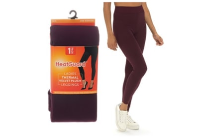 Ladies Plum Velvet Plush Leggings Ladies Plum Velvet Plush Leggings