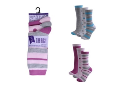 Ladies Polyester Thermal Socks (SK253A)