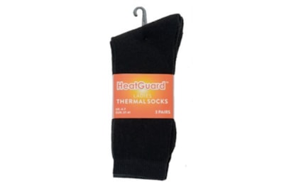 Ladies 3 Pack Heatguard Thermal Socks (SK577)