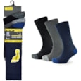 rjm Mens 3pack Big Foot Crew Socks (SK631)