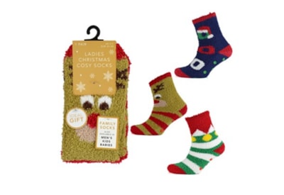 Ladies Christmas Cosy Design Socks Ladies Christmas Cosy Design Socks
